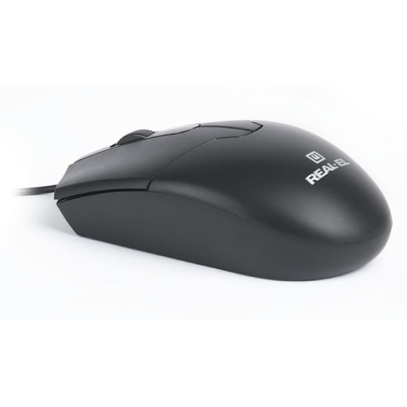 Миша REAL-EL RM-208 Black (EL123200030)