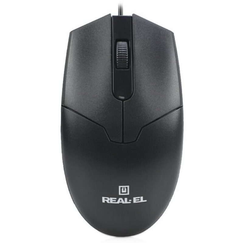 Миша REAL-EL RM-208 Black (EL123200030)
