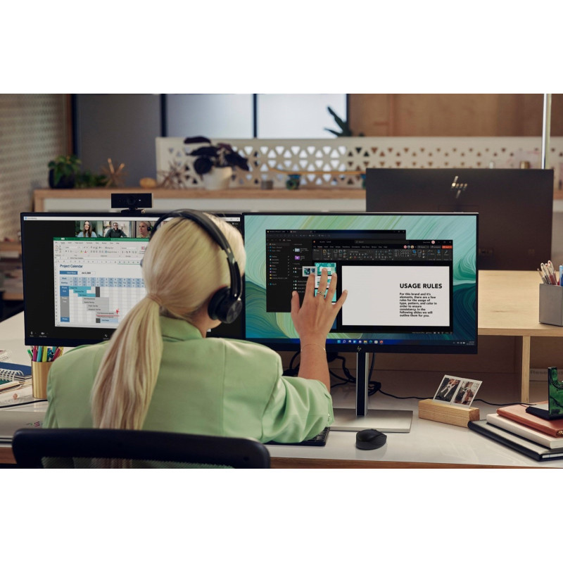 Мишка HP 710 Rechargeable Silent USB-A/WL/BT (6E6F2AA)