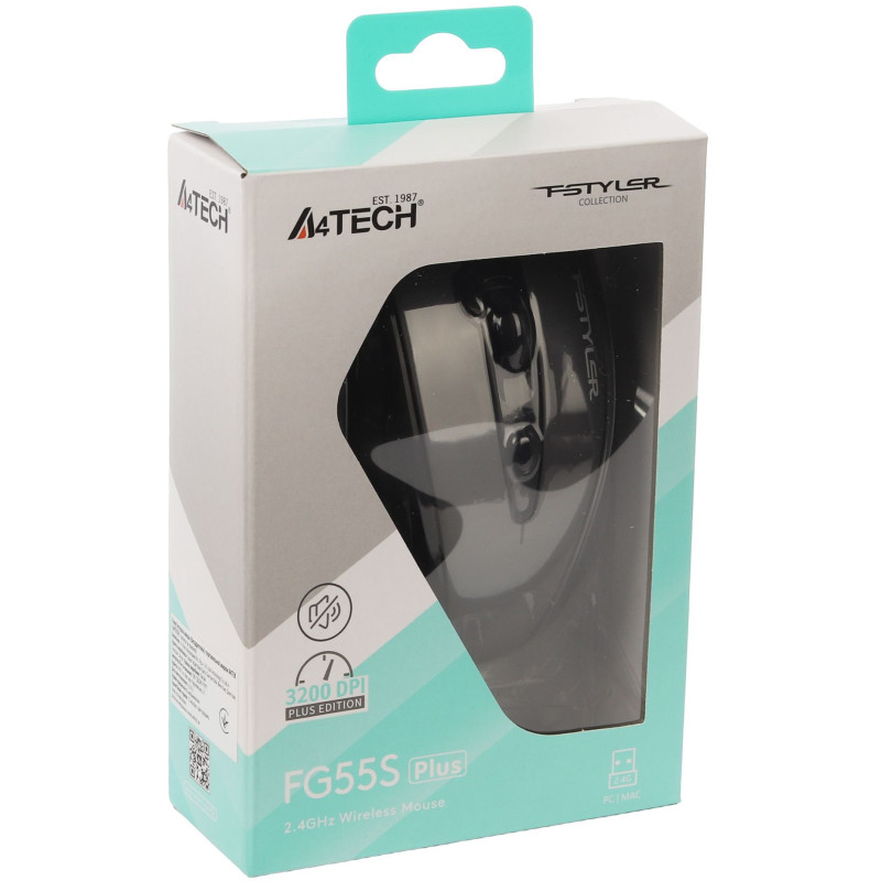 Мишка A4Tech Fstyler FG55S Plus Grey