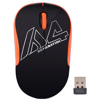 Миша A4tech G3-300N Black+Orange