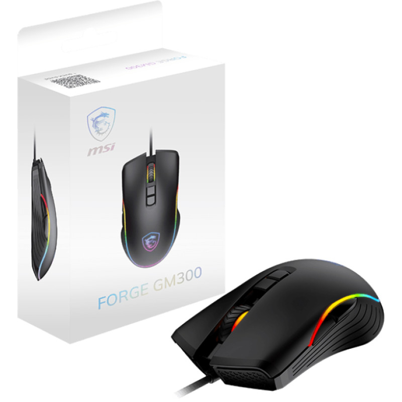 Мишка MSI FORGE GM300 USB Black