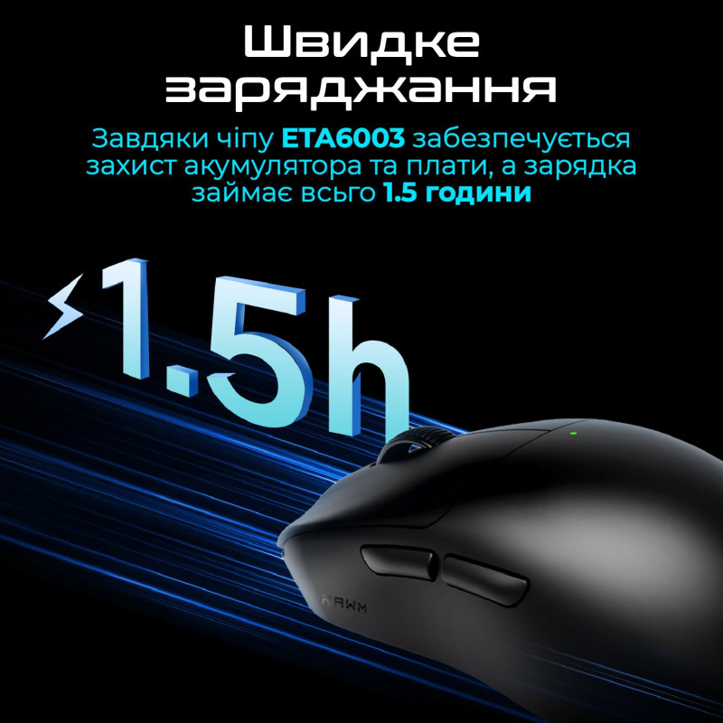 Мишка RAWM ES21 Black