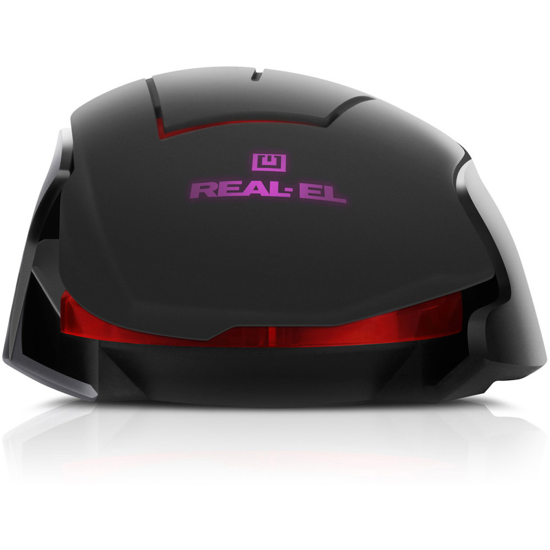 Мишка REAL-EL RM-520 Gaming Black (EL123200020)