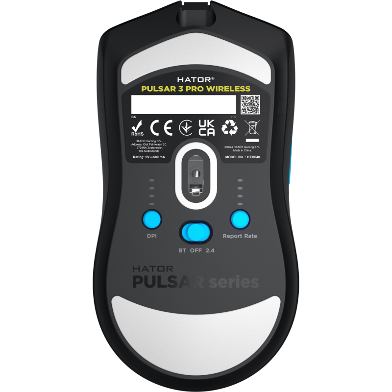 Мишка HATOR Pulsar 3 PRO wireless (HTM640) black