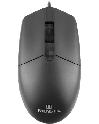 Миша REAL-EL RM-210 Black (EL123200036)