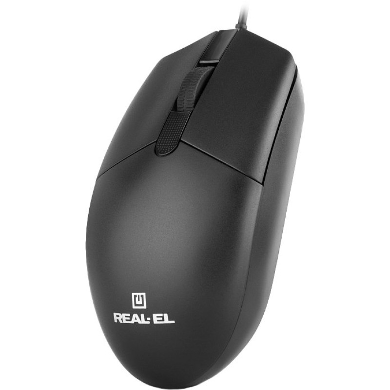 Миша REAL-EL RM-210 Black (EL123200036)