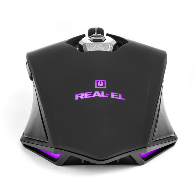 Мишка REAL-EL RM-525 Black (EL123200029)