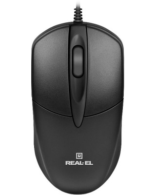 Миша REAL-EL RM-214 Black (EL123200039)