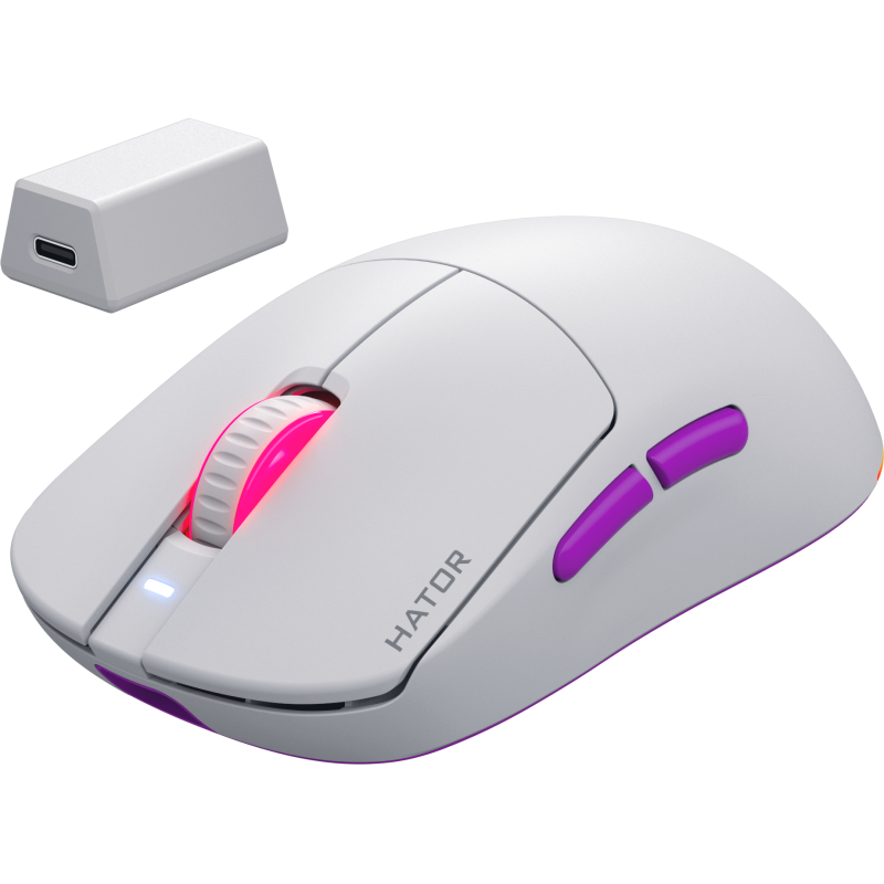 Мишка HATOR Quasar 3 ULTRA 8K Wireless (HTM771) White