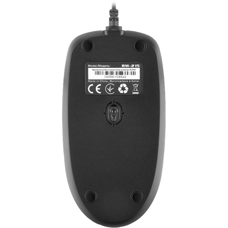 Миша REAL-EL RM-215 Black (EL123200037)