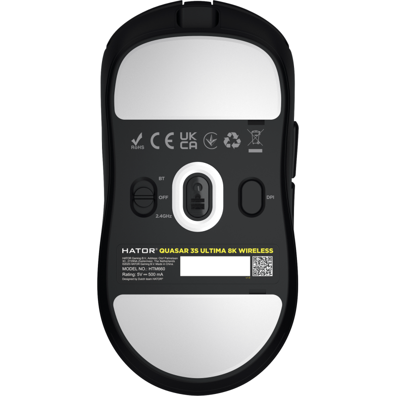 Мишка HATOR Quasar 3S ULTIMA 8K Wireless (HTM660) black
