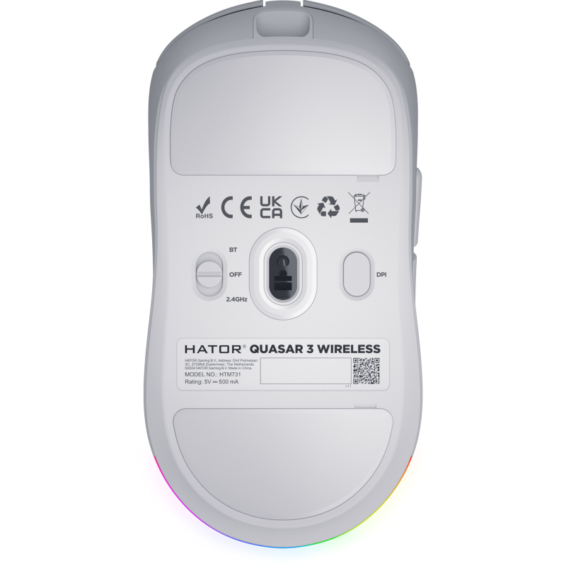 Мишка HATOR Quasar 3 wireless (HTM731) White
