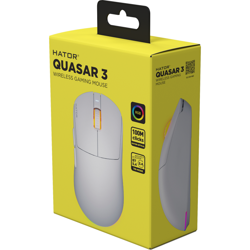 Мишка HATOR Quasar 3 wireless (HTM731) White