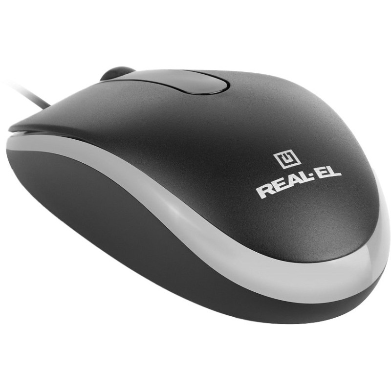 Миша REAL-EL RM-217 Black (EL123200038)