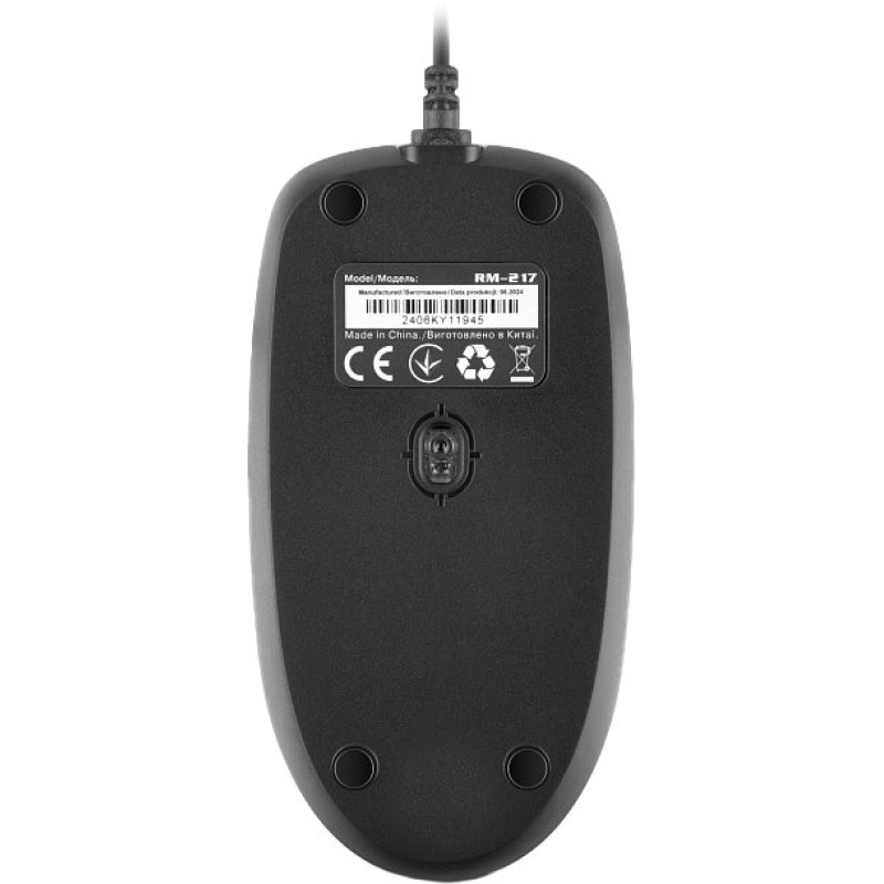 Миша REAL-EL RM-217 Black (EL123200038)