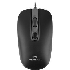 Миша REAL-EL RM-222 Black (EL123200040)