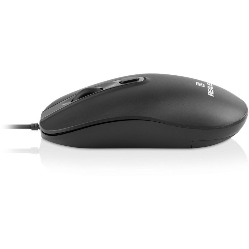Миша REAL-EL RM-222 Black (EL123200040)