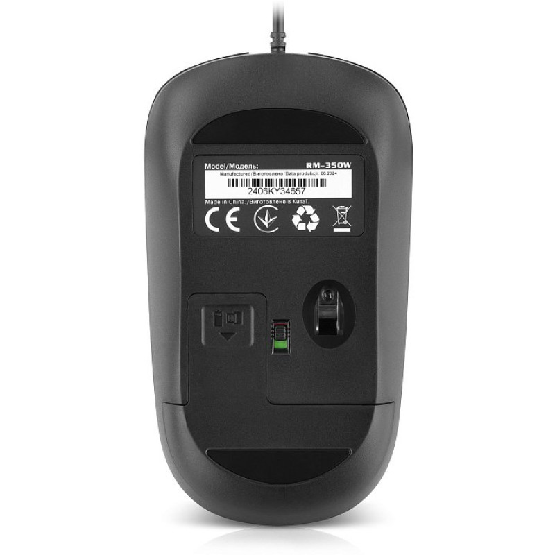 Миша REAL-EL RM-222 Black (EL123200040)