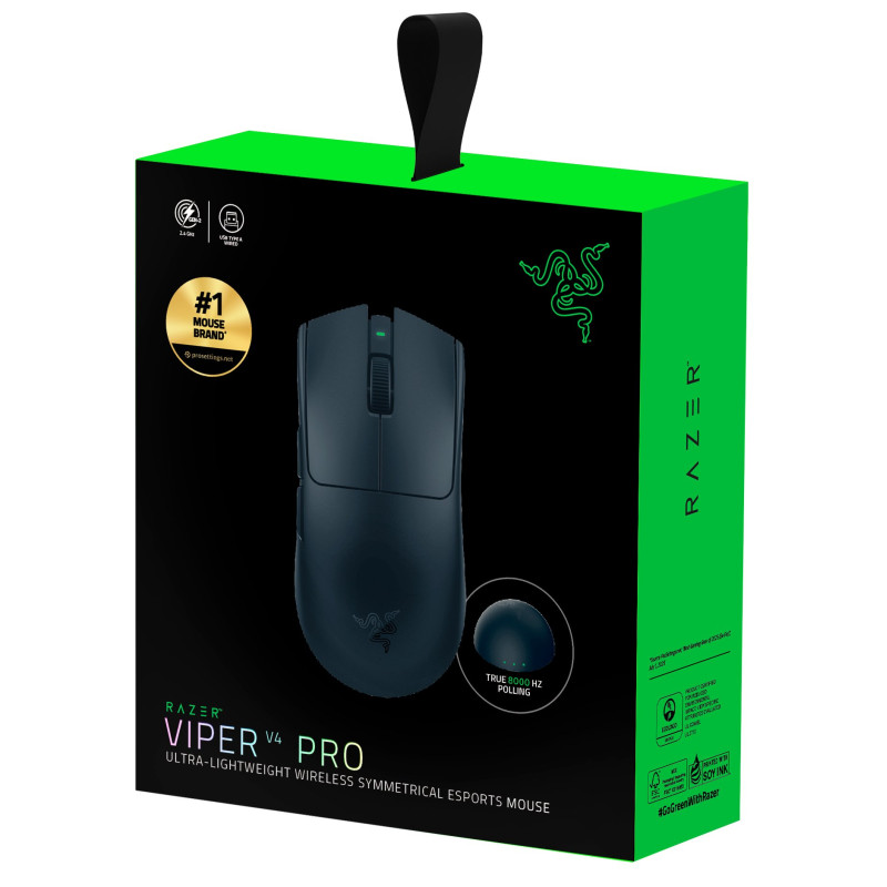 Мишка RAZER Viper V4 PRO Wireless, Black (RZ01-05630100-R3G1)