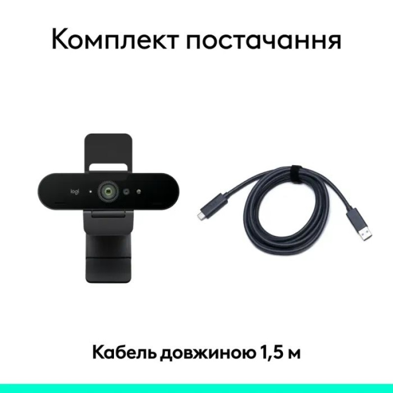 Веб-камера LOGITECH Brio 4K GRAPHITE (960-001746)
