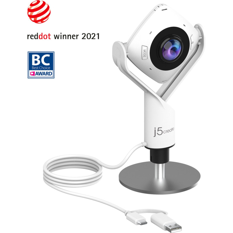 Веб-камера J5create JVCU360-N White