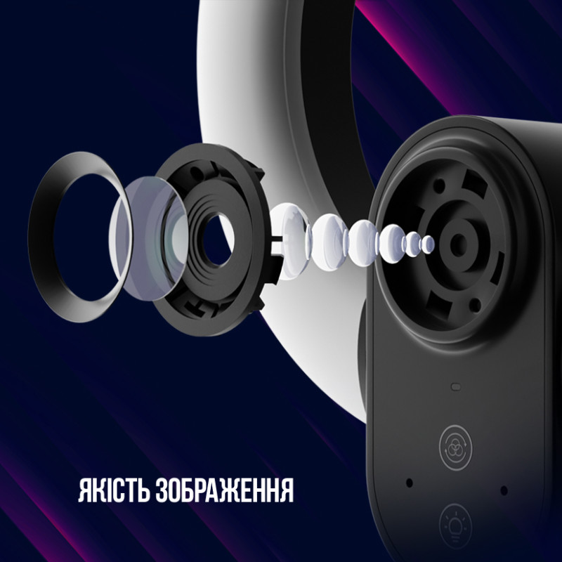 Вебкамера Lorgar Circulus 910 Streaming 5MP 1944 Auto Focus Stereo (LRG-SC910)