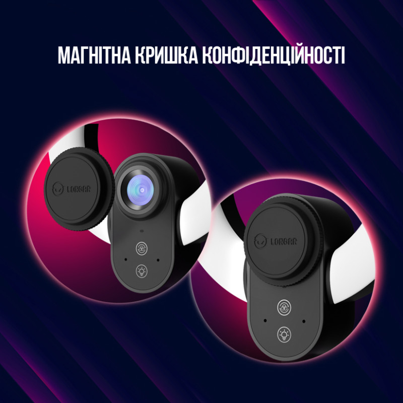 Вебкамера Lorgar Circulus 910 Streaming 5MP 1944 Auto Focus Stereo (LRG-SC910)