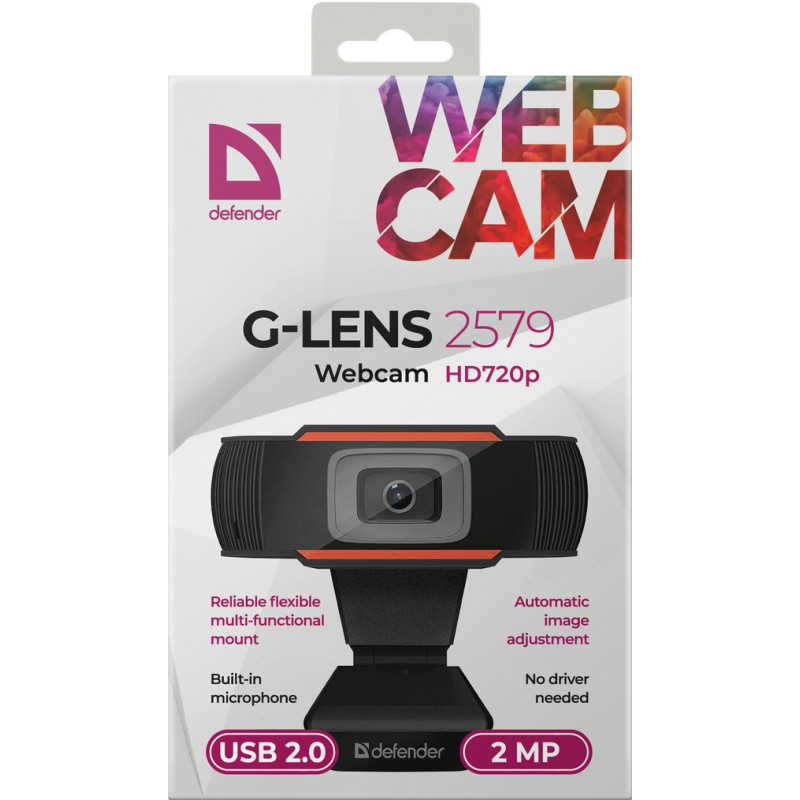 Веб-камера Defender G-lens 2579 HD720P (63179)