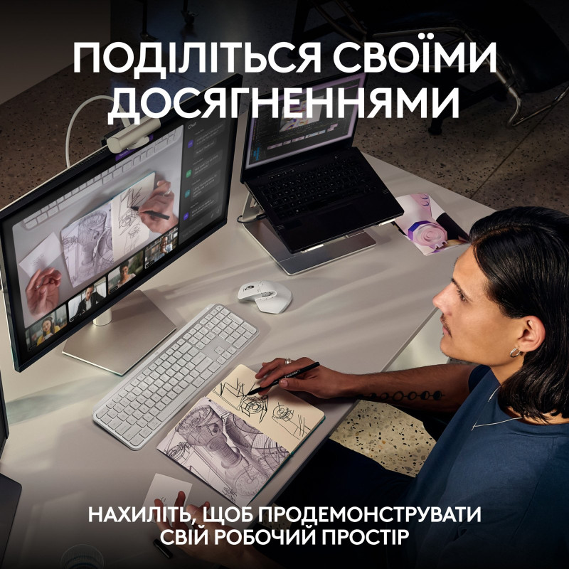 Веб-камера Logitech MX Brio Graphite (960-001559)