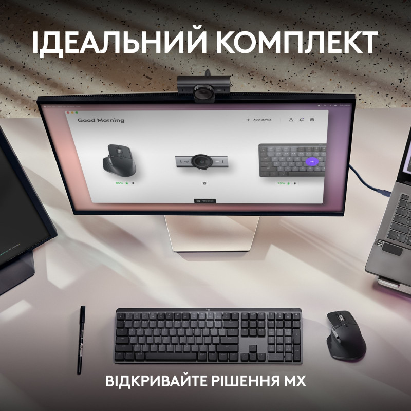 Веб-камера Logitech MX Brio Graphite (960-001559)