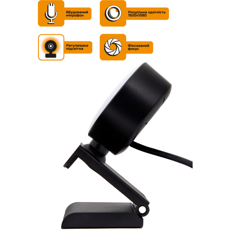 Веб-камера Frime FWC-005L FHD Black