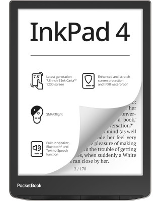 Електронна книга Pocketbook 743G InkPad 4 Stardust Silver (PB743G-U-CIS)