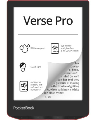 Електронна книга PocketBook 634 Passion Red (PB634-3-CIS)