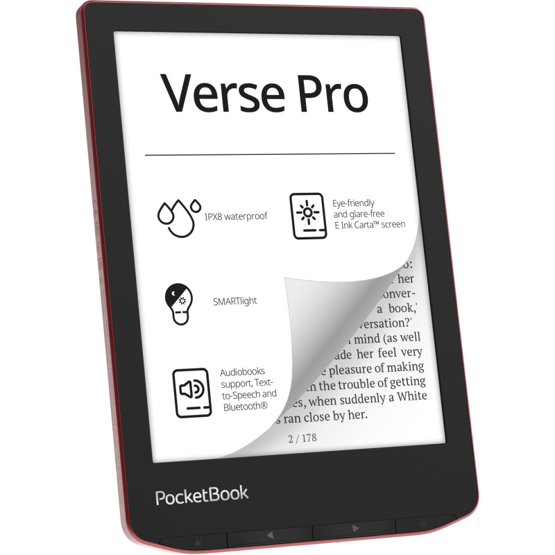 Електронна книга PocketBook 634 Passion Red (PB634-3-CIS)