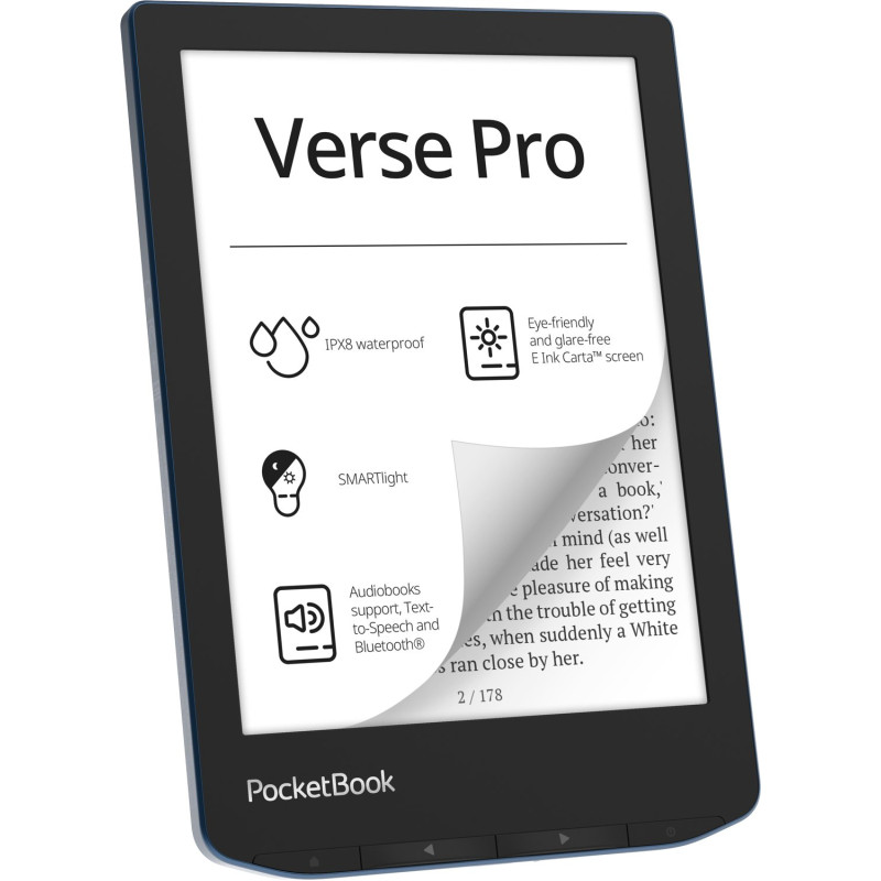 Електронна книга PocketBook 634 Verse Pro Azure (PB634-A-WW)