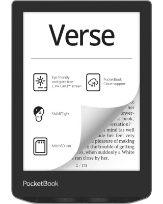 Електронна книга PocketBook 629 Verse Mist Grey (PB629-M-WW)