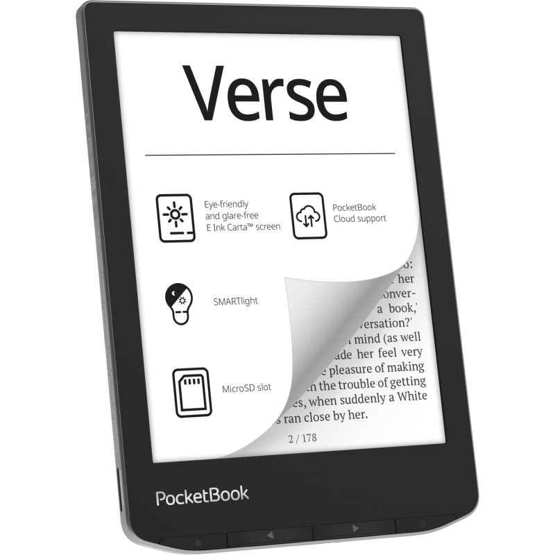 Електронна книга PocketBook 629 Verse Mist Grey (PB629-M-WW)