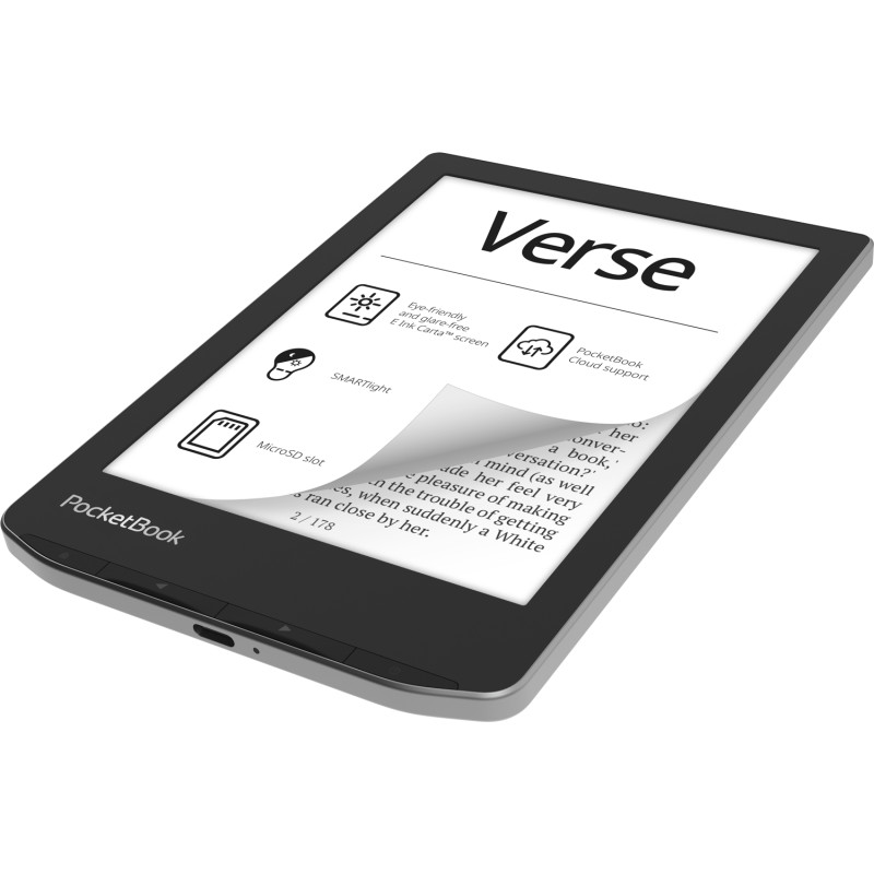 Електронна книга PocketBook 629 Verse Mist Grey (PB629-M-WW)