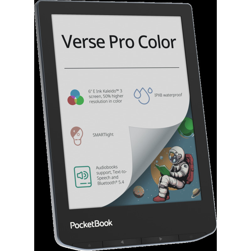 Електронна книга PocketBook 634K3 Verse Pro Color StormySea (PB634K3-1-WW)