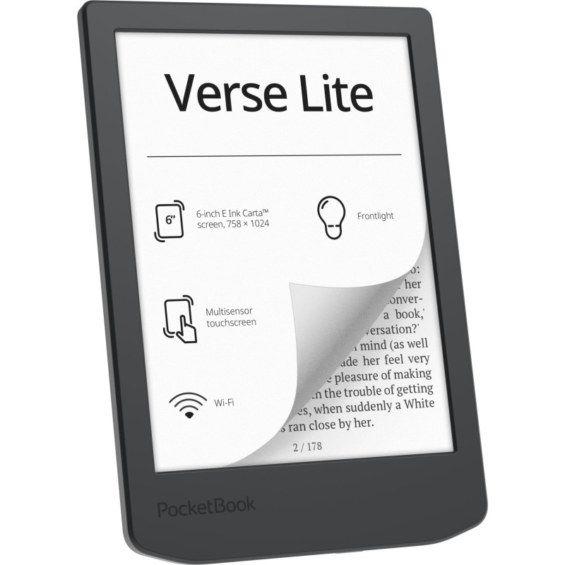 Електронна книга PocketBook 619 Verse Lite, Midnight Grey (PB619-T-CIS)