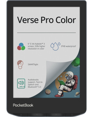 Електронна книга PocketBook 634 Verse Pro Color Stormy Sea (PB634K3-1-CIS)