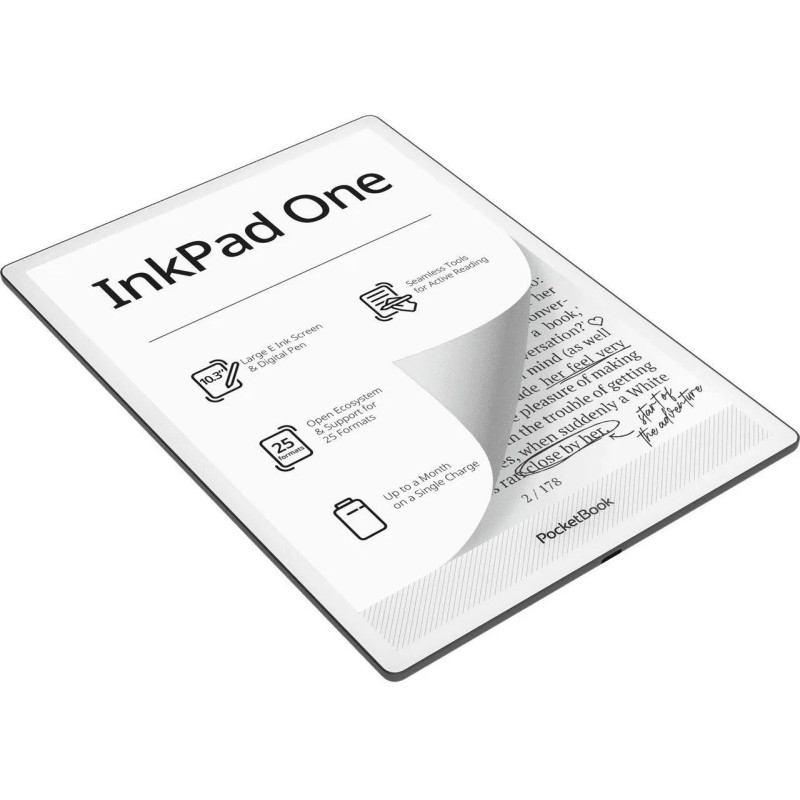 Електронна книга PocketBook InkPad One Matte Black (PB1030-8-WW)