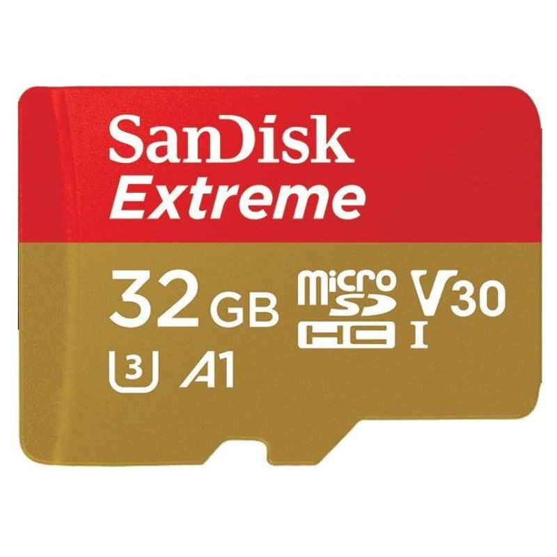 Карта пам'яті SANDISK MICRO SDHC 32GB UHS-I W/A SDSQXAF-032G-GN6AT
