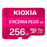 Карта пам'яті KIOXIA Exceria Plus G2 microSDXC 256GB Class 10 UHS-I V30 (LMPL2M256GG2)
