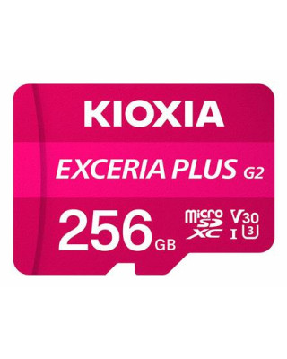 Карта пам'яті KIOXIA Exceria Plus G2 microSDXC 256GB Class 10 UHS-I V30 (LMPL2M256GG2)