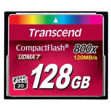 Карта пам'яті Transcend 128 GB 800X CompactFlash Card TS128GCF800