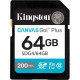 Карта пам'яті Kingston SDXC 64GB UHS-I/U3 Class 10 Canvas Go! Plus R200/W200MB/s (SDG4/64GB)
