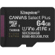 Карта пам'яті Kingston MicroSDXC 64GB UHS-I Class 10 Canvas Select Plus (SDCS3/64GBSP)