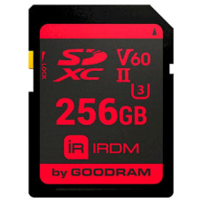 Карта пам'яті GoodRAM 256Gb IRDM SDXC V60 UHS-II U3 (IR-S6B0-2560R11)